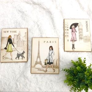 Set of 3 Andrea Laliberte Art Prints